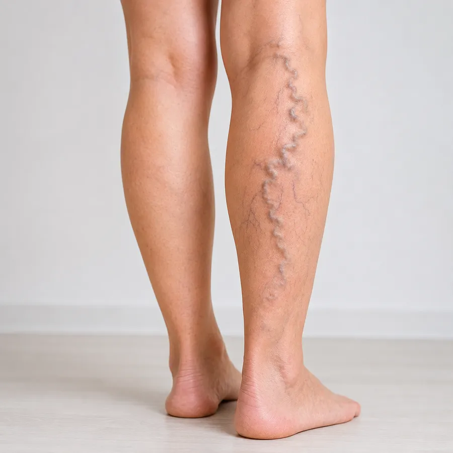 Treatment for varicose veins in the leg